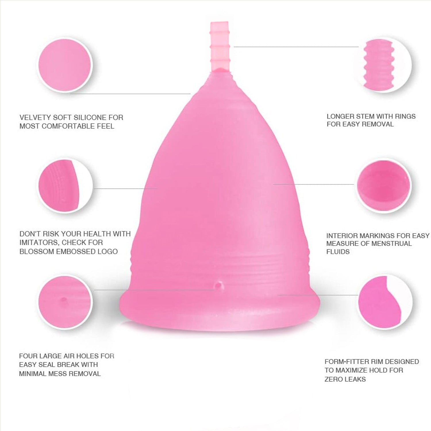 6112A Reusable Menstrual Cup used by womens and girls during the time of their menstrual cycle freeshipping - DeoDap 6112A Reusable Menstrual Cup used by womens and girls during the time of their menstrual cycle freeshipping - DeoDap